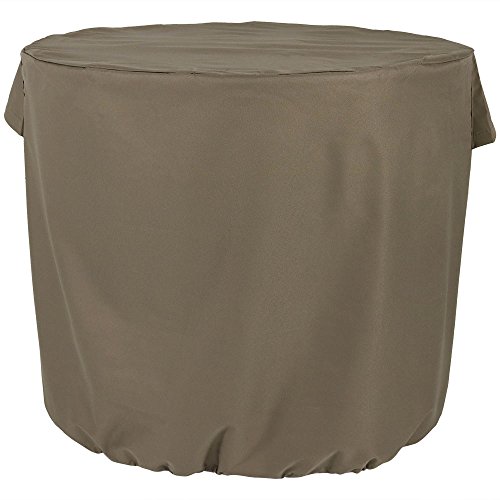 Sunnydaze Air Conditioner Cover Round  Outdoor Heavy Duty AC Unit Cover  34 x 30 Inch - B0749RTNNF